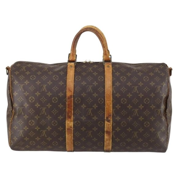 LOUIS VUITTON Monogram Keepall Bandouliere 55 Boston Bag M41414 LV Auth bs29746 - Picture 3 of 16